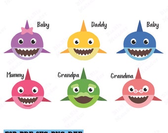 Download Baby shark svg | Etsy