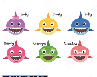 Free Free 245 Svg Outline Baby Shark Clipart SVG PNG EPS DXF File