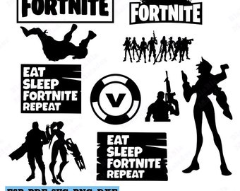 Download Fortnite svg silhouette stencil file Fortnite clipart svg ...