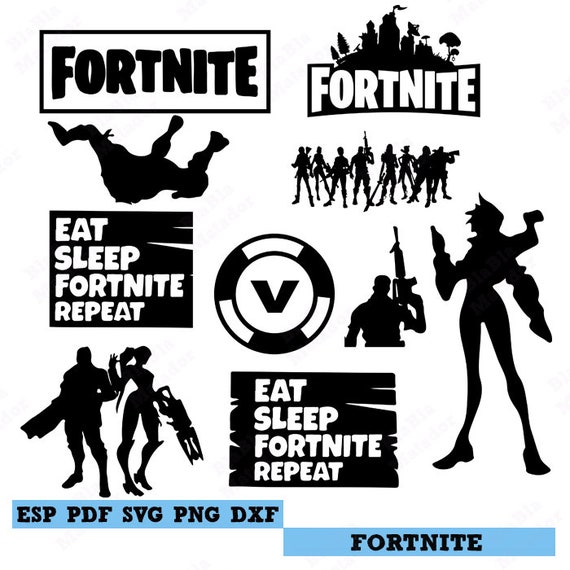 Download Fortnite Svg Fortnite SVG for Cricut Silhouette Fortnite ...