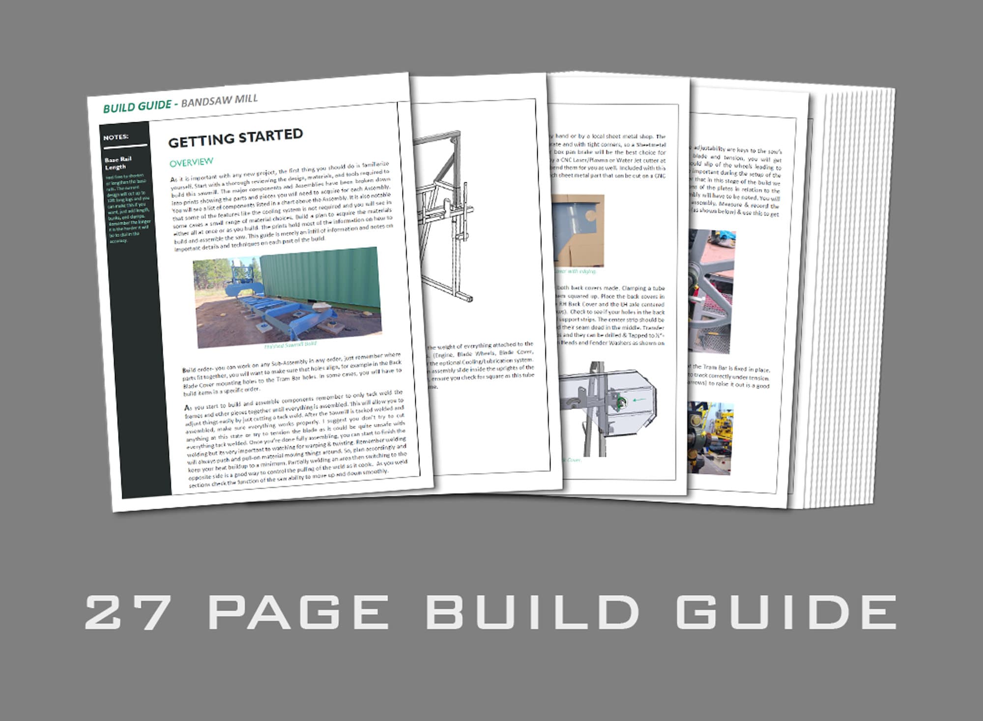 Sawmill - Bandsaw Mill - DIY Build Plans - Etsy