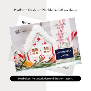 Postkarte Immobilienmakler, Postkarte an potenzielle Verkäufer, Immobilien Marketing, Immobilienmakler, Canva Vorlagen, Vorlagen-Link