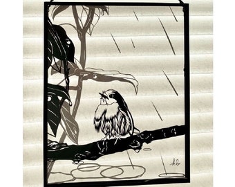 Bird Series: Spring Showers