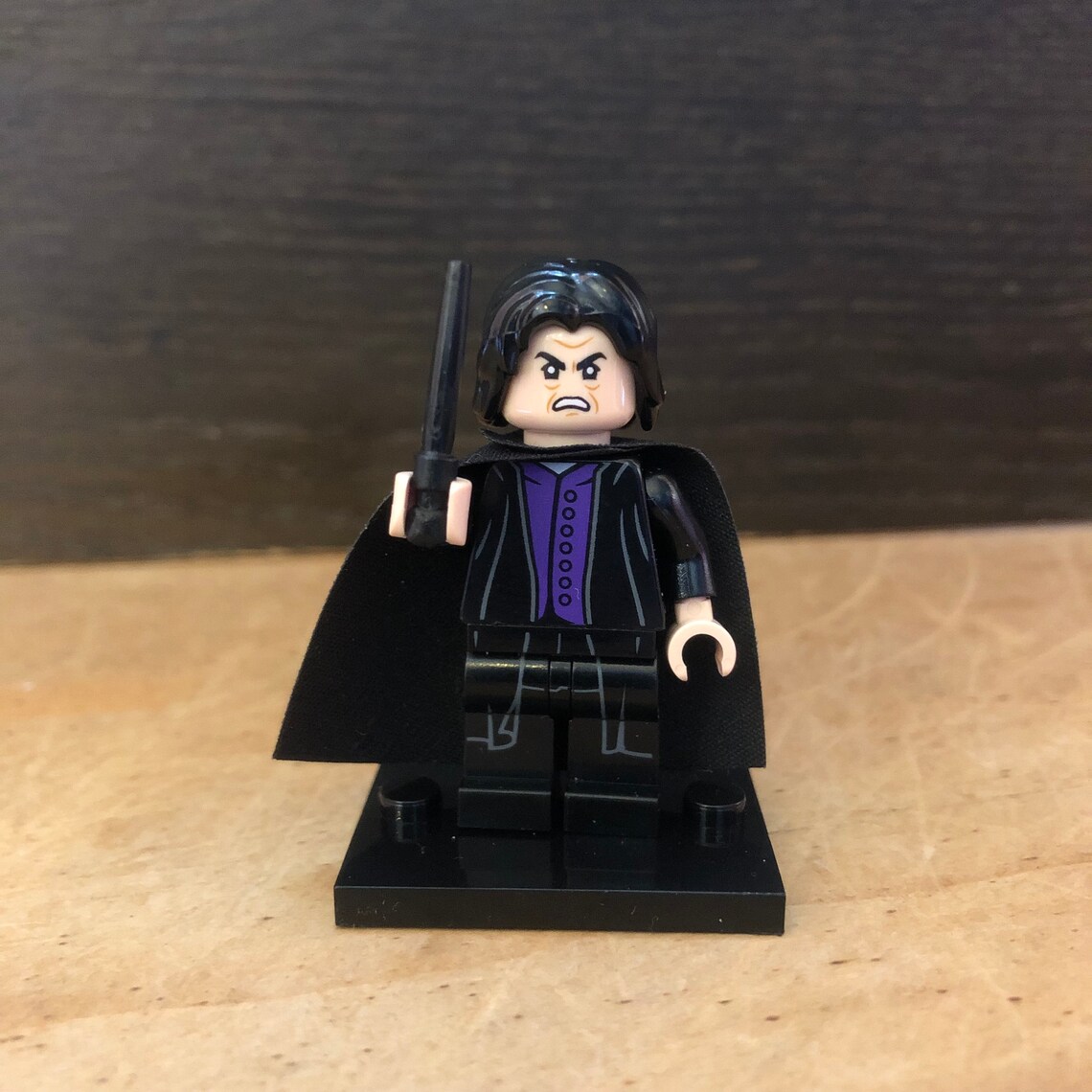 Severus Snape Custom LEGO Minifigure Harry Potter Half Blood Etsy