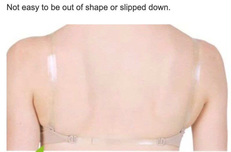 Clear Bra Straps With Clear Hooks 3/8 Wedding Dress Etsy