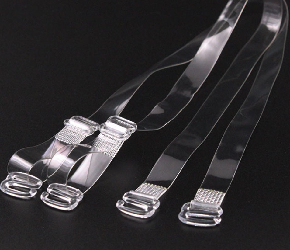 5 pairs(10pcs) Transparent Invisible Detachable Clear Bra Straps