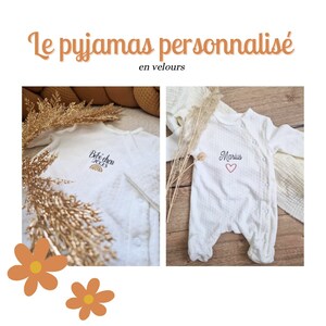 Pyjama naissance personnalisée shop