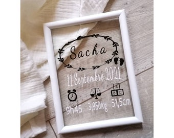 Cadre Naissance Etsy France