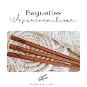 2 Paires Baguette Chinoise Reutilisable Ensemble de Baguettes
