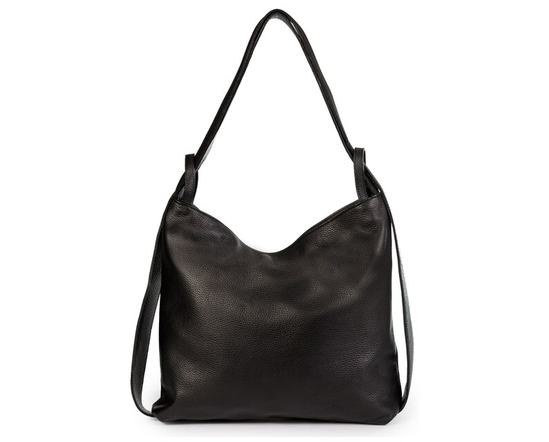 Nicole Unique Plain yet Trendy Rucksack Bag Mutiple Use Dual Style Soft Italian Leather Handbag Womens Shoulder Backpack Bag