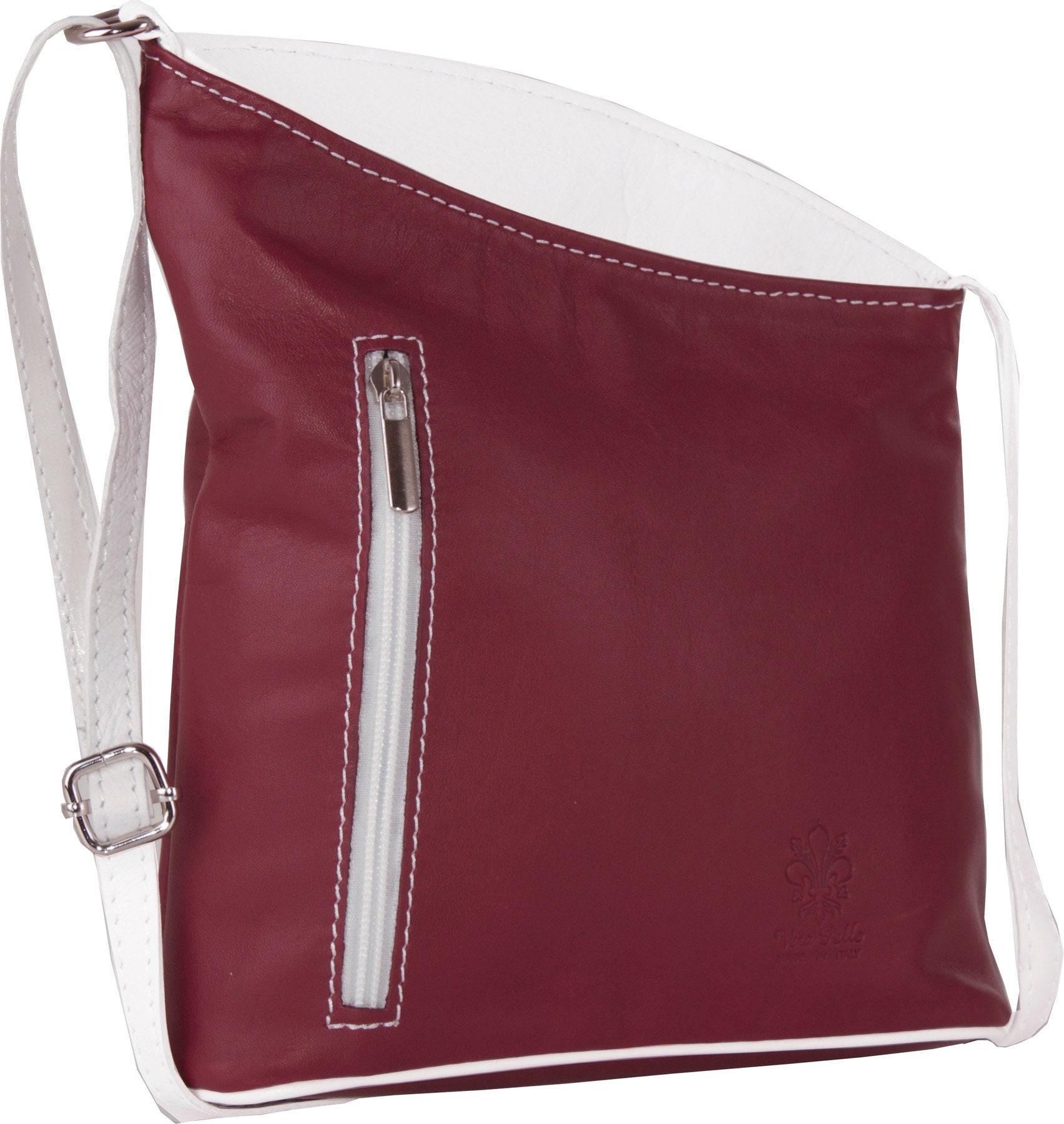 ABBY LiaTalia Genuine Vera Pelle Women Cross body Italian Leather Small Mini Shoulder Bag Handbag
