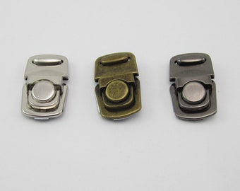 Steckschloss aus Metall für Taschen, 4,5x3cm - 3 Farben zur Auswahl