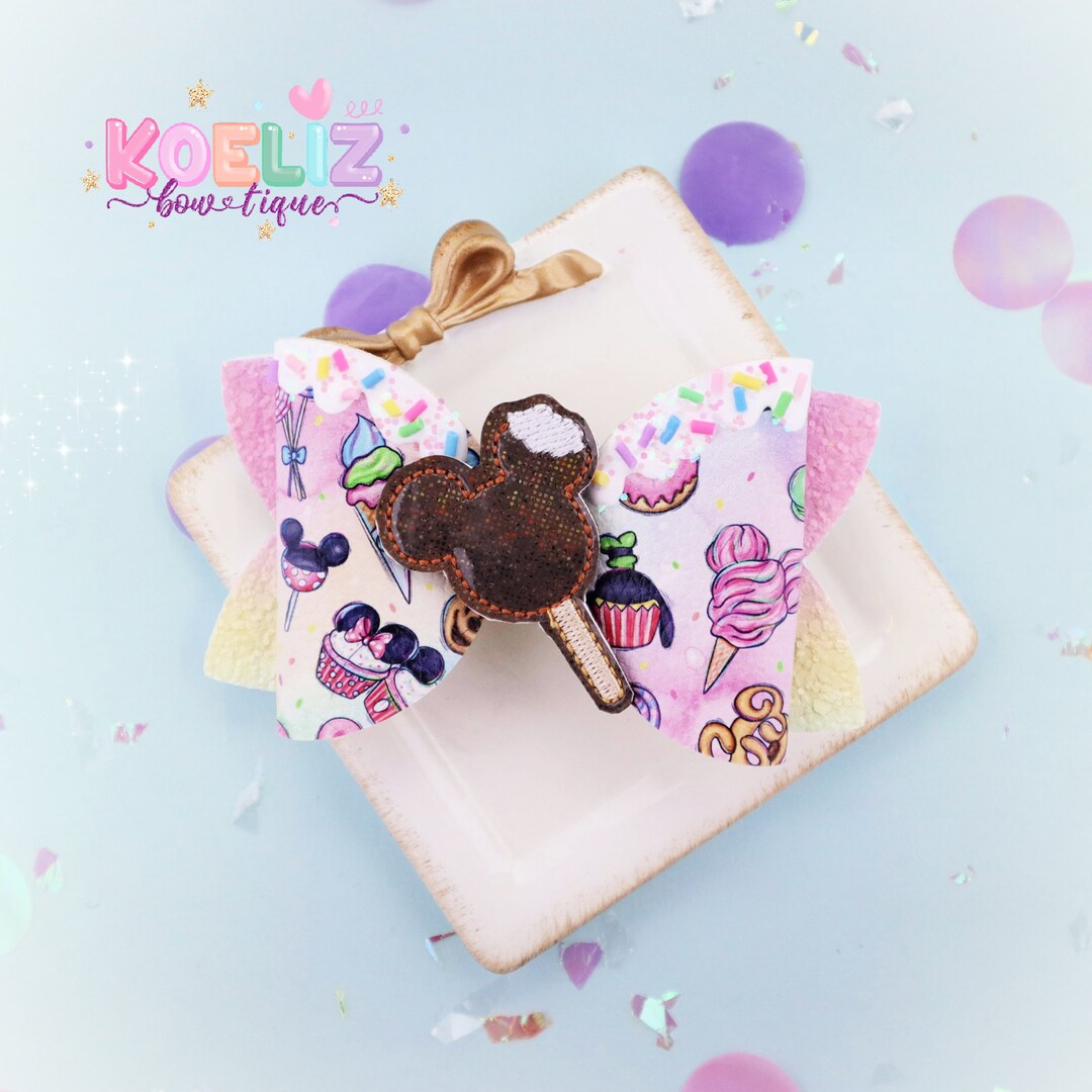 Mouse Sweets Bow for Girls and Toddlers Hair Bow - Etsy