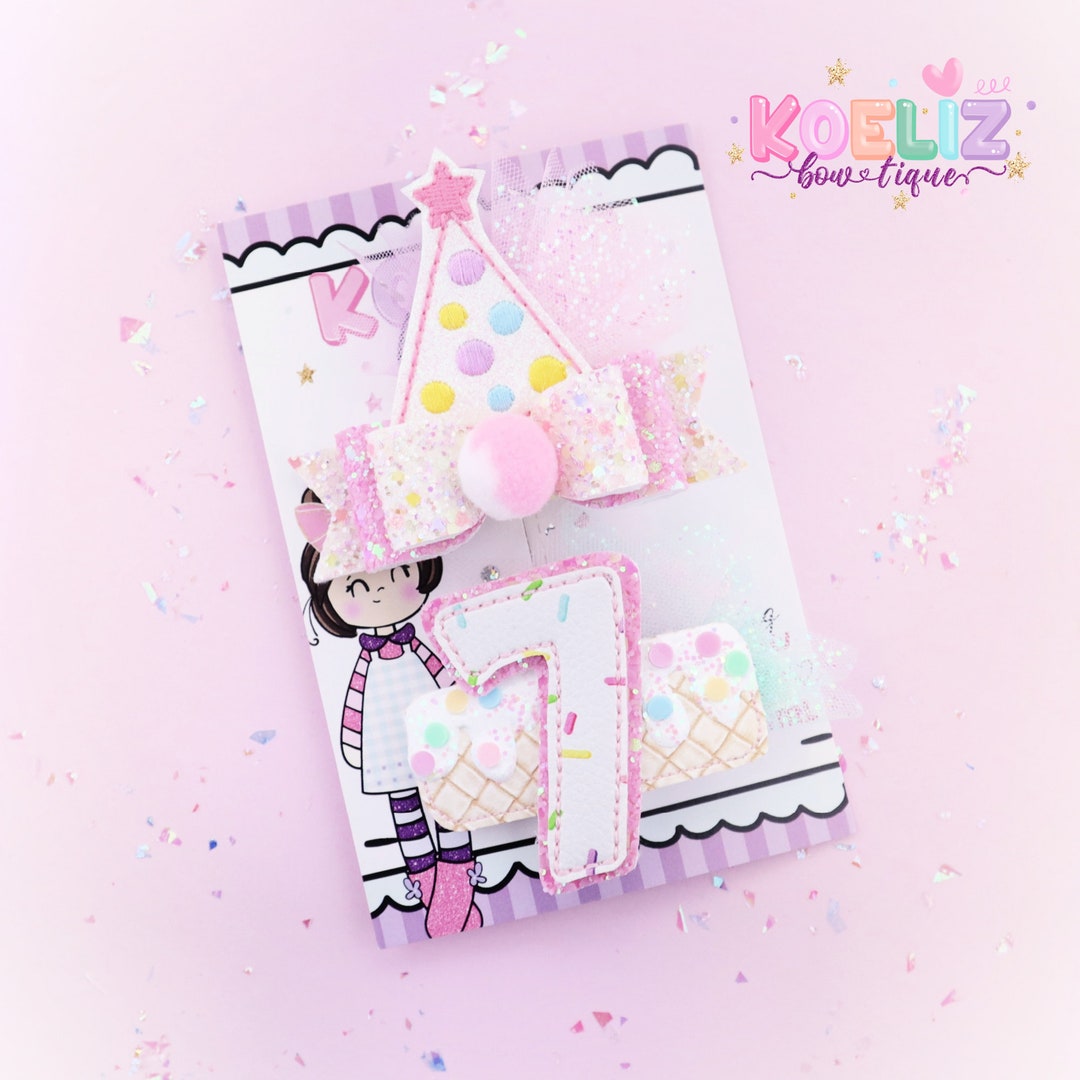 Birthday Girl Hair Accessories for Girls and Toddlers Customize the