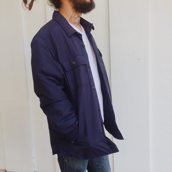 Navy Eddie Bauer Down Coat