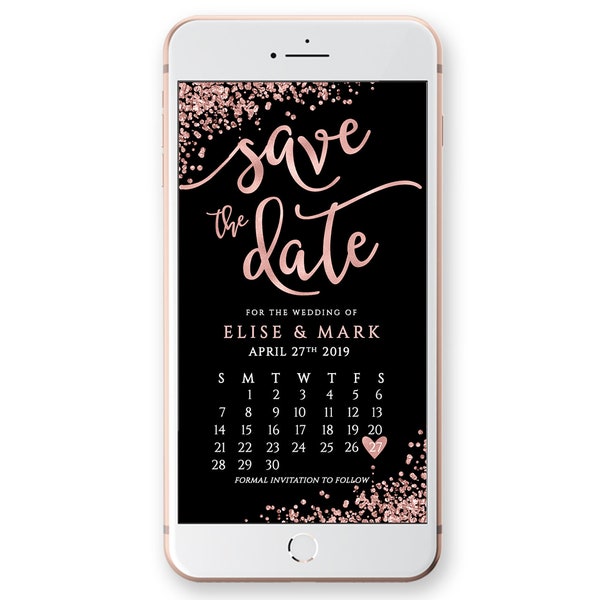 Sms Save the Date Etsy