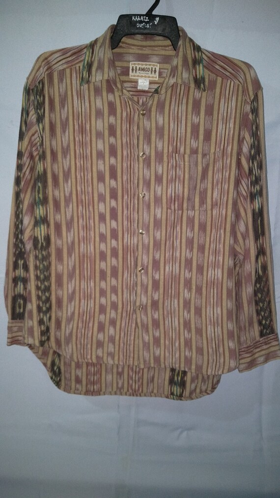 Amingo american native longsleeve shirt cowboy cou