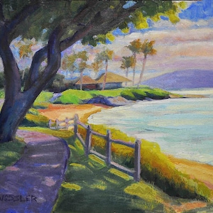 Kapalua Bay, Maui. Matted Art Print with Free Shipping!