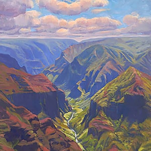 Waimea Canyon, Kauai. A Matted print with Free Shipping