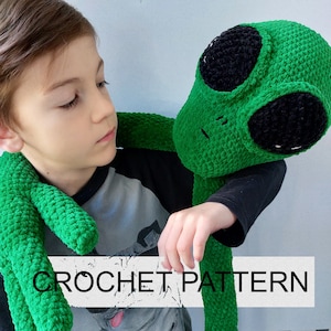 Alien Head with Arms, crochet pattern