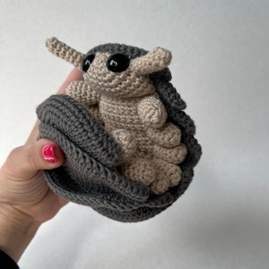 Roly Poly Pill Bug Crochet Pattern, PDF File in English Language image 7