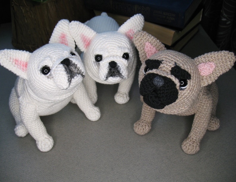 French Bulldog Crochet Pattern, PDF file in English Language image 8