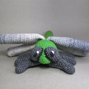 Dragonfly Crochet Pattern, PDF file in English language image 2