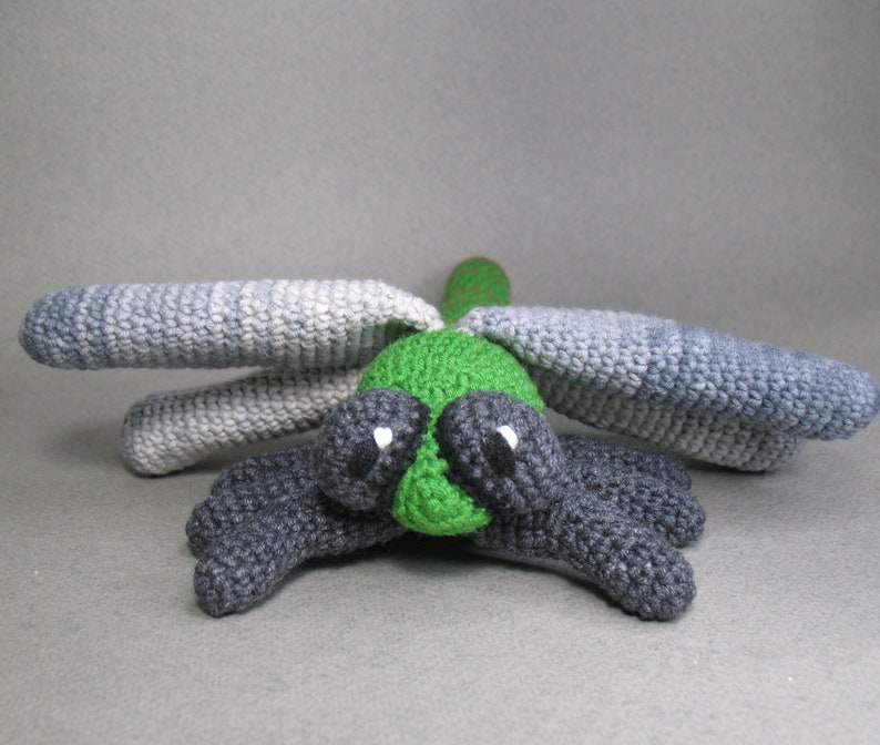 Dragonfly Crochet Pattern, PDF file in English language image 2