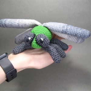 Dragonfly Crochet Pattern, PDF file in English language image 5