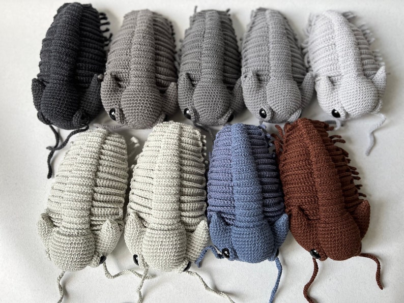 Trilobite Crochet Pattern, Amigurumi Trilobite PDF file in English image 4