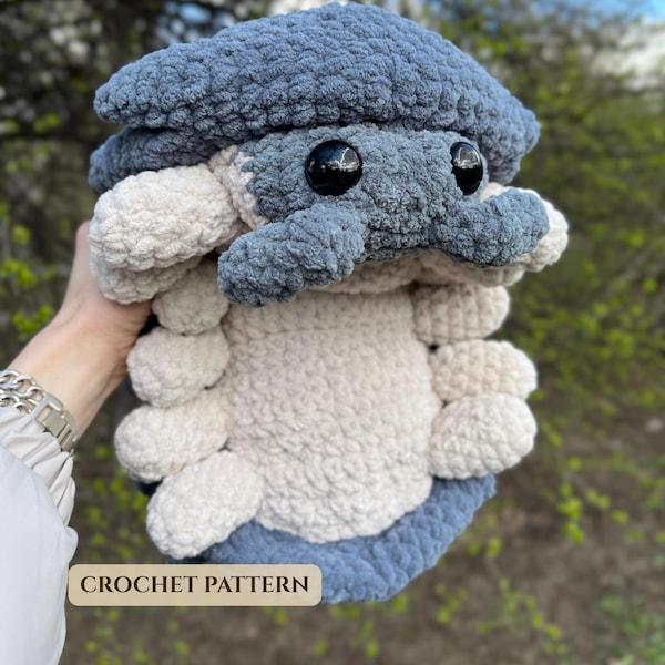 Schema per uncinetto Roly Poly • Amigurumi Isopode Porcellino di terra PDF
