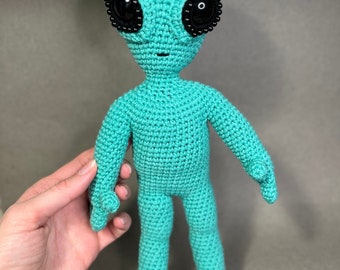 Alien Crocheted Toy