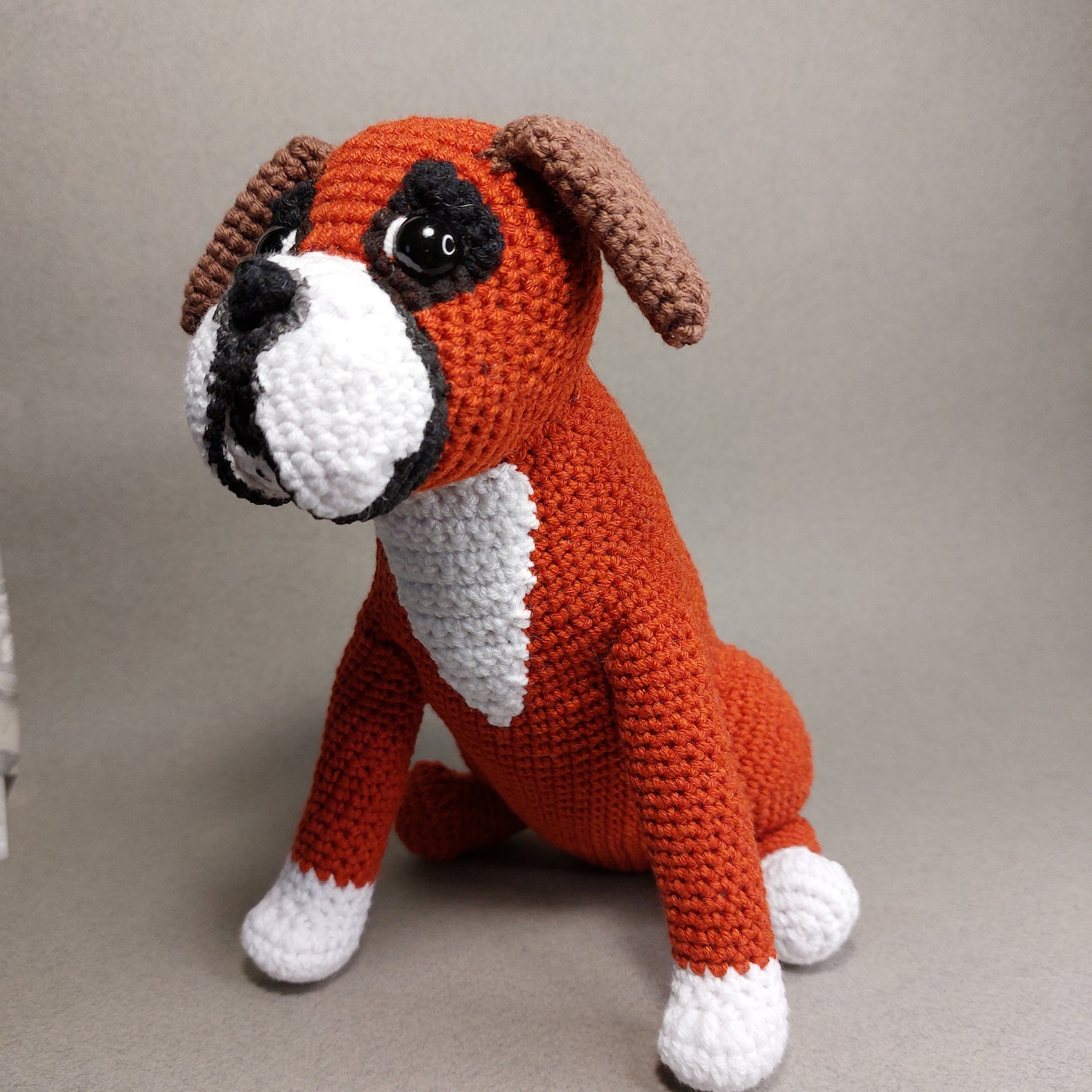 Boxer Dog Puppy Crochet Pattern PDF File in English Language Etsy