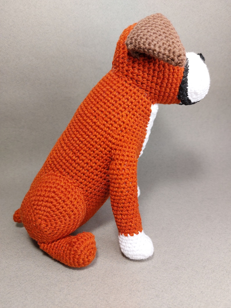 Boxer Dog Puppy Crochet Pattern PDF File in English Language Etsy