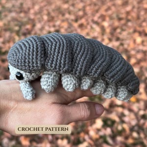 Roly Poly Pill Bug Crochet Pattern, PDF File in English Language