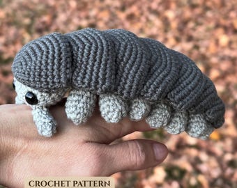 Roly Poly Pill Bug Crochet Pattern, PDF File in English Language