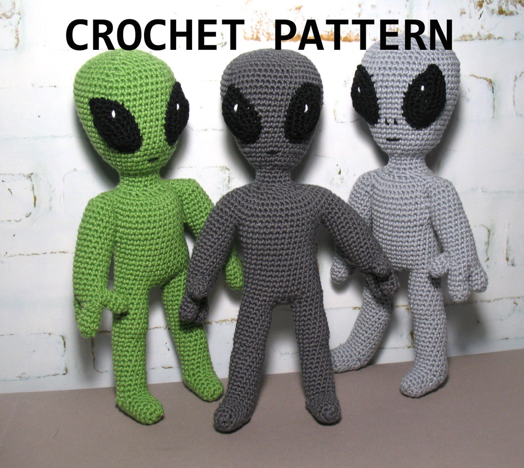 Alien Amigurumi Crochet Pattern - Etsy UK