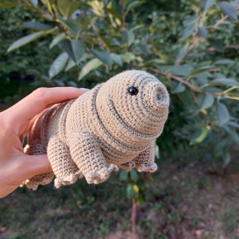 Tardigrade or Water Bear Amigurumi Crochet Pattern, PDF file in English language image 7