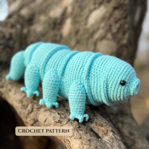 Tardigrade Crochet Pattern • Water Bear Amigurumi PDF