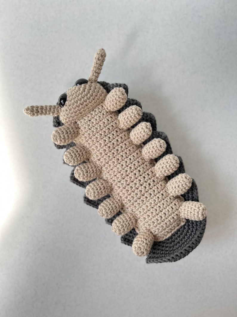 Roly Poly Pill Bug Crochet Pattern, PDF File in English Language image 8