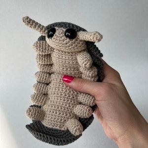 Roly Poly Pill Bug Crochet Pattern, PDF File in English Language image 6