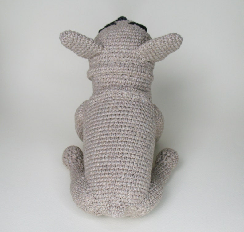 French Bulldog Crochet Pattern, PDF file in English Language image 4