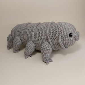 To Custom Order Tardigrade Crocheted Toy, Amigurumi Tardigrade Water Bear Plush image 3