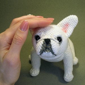 French Bulldog Crochet Pattern, PDF file in English Language image 5