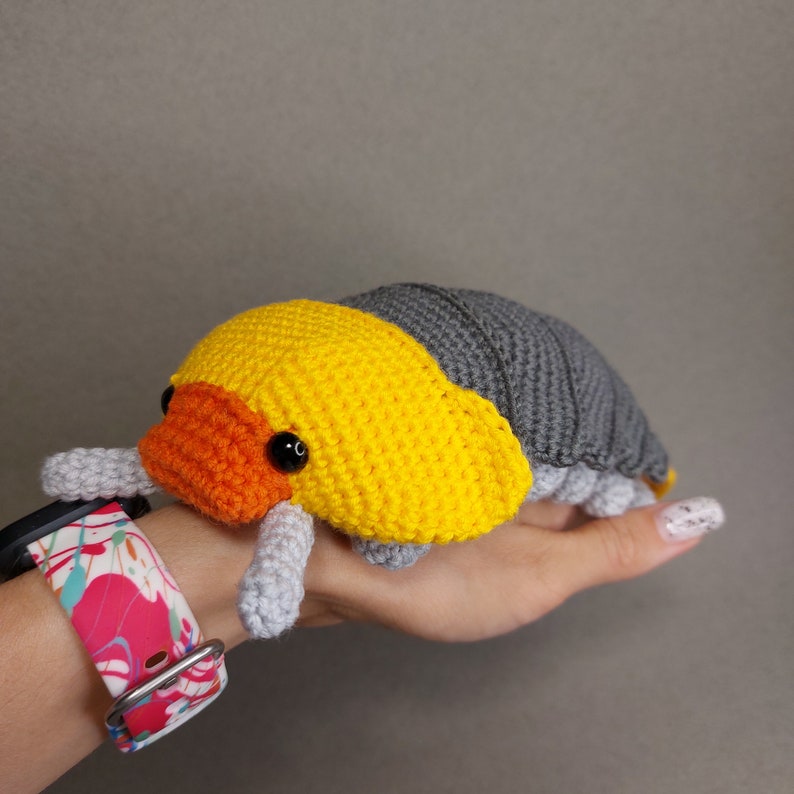 For Custom Order Rubber Ducky Isopod Amigurumi Toy Etsy