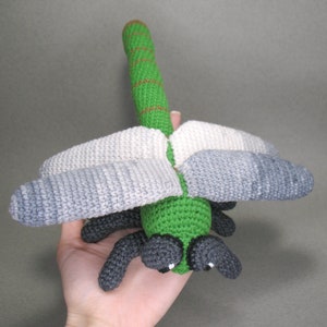 Dragonfly Crochet Pattern, PDF file in English language image 3