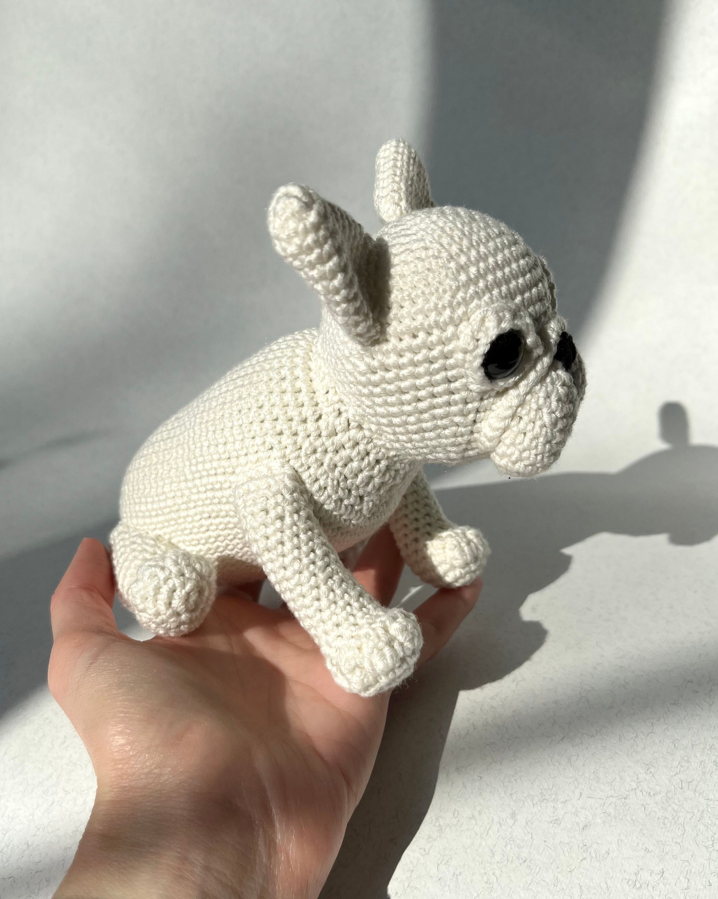 38 French Bulldog Crochet Patterns for Adorable Amigurumi Dogs 7 French Bulldog Puppy Crochet