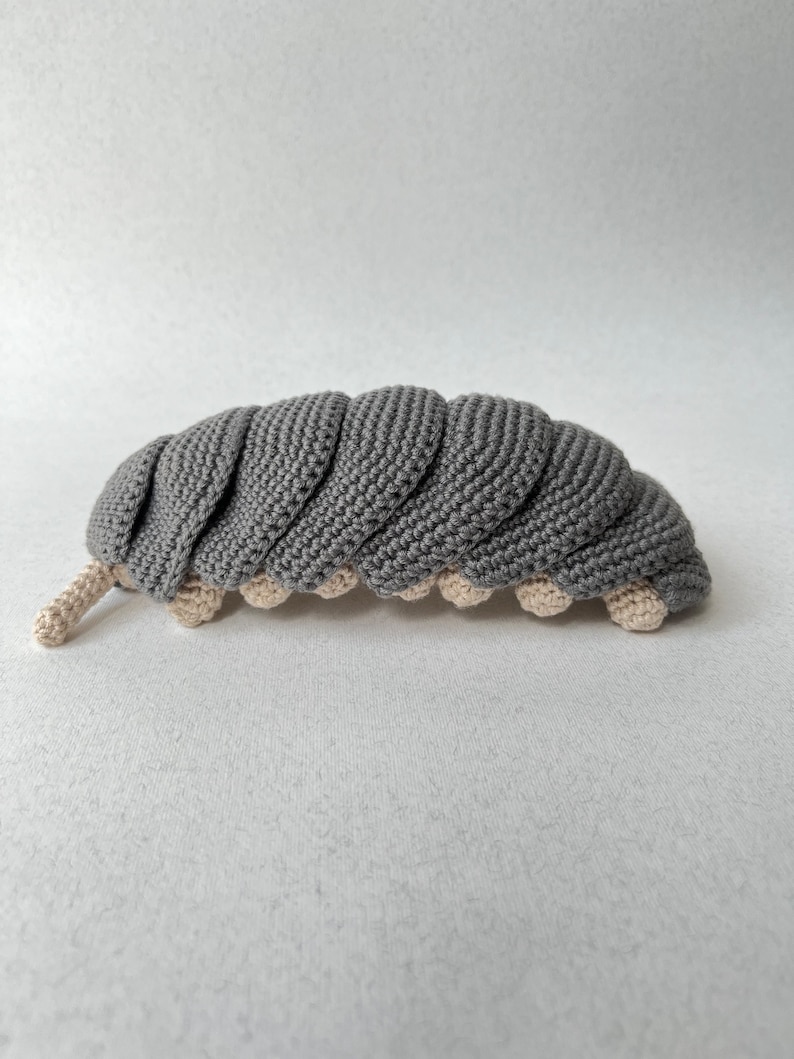 Roly Poly Pill Bug Crochet Pattern, PDF File in English Language image 3