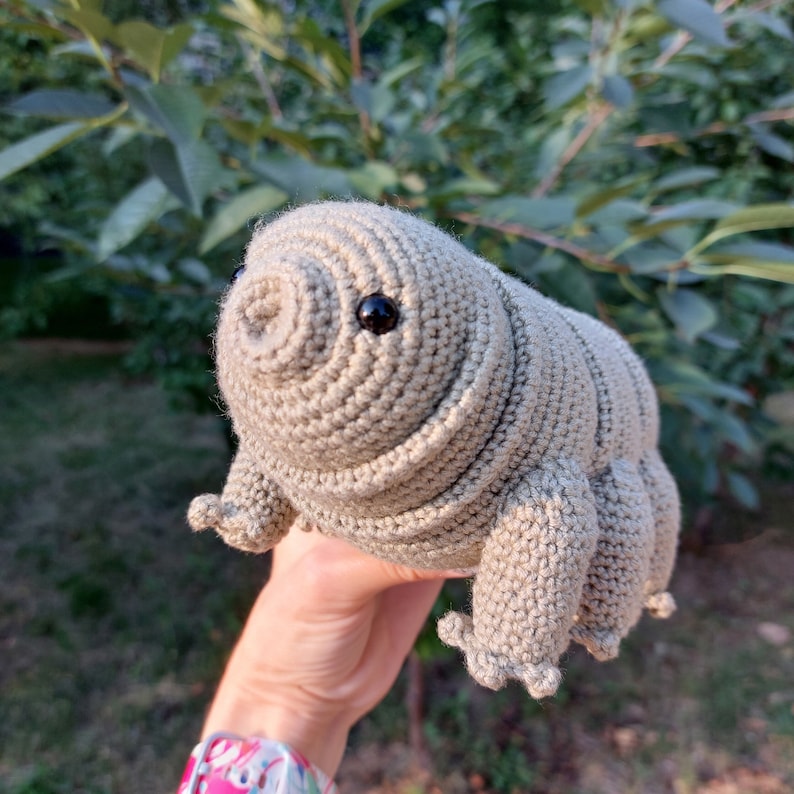 Tardigrade or Water Bear Amigurumi Crochet Pattern, PDF file in English language image 8