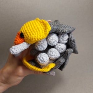 Rubber Ducky Isopod Crochet Pattern, PDF file in English Language image 3